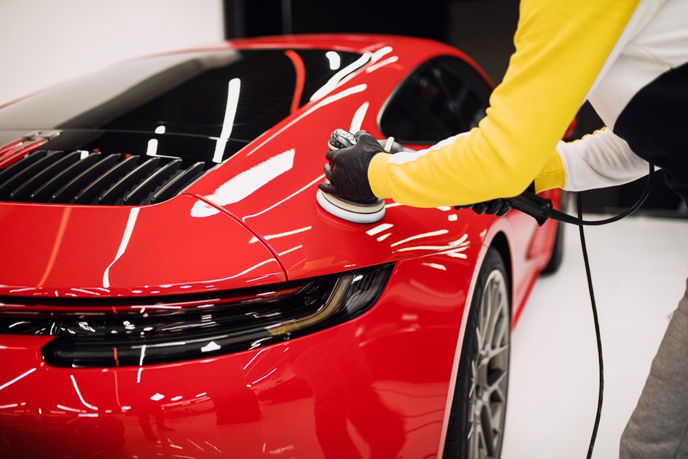 Exterior paint polishing