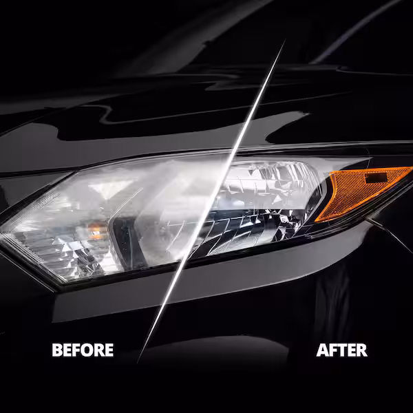 Headlight restoration service