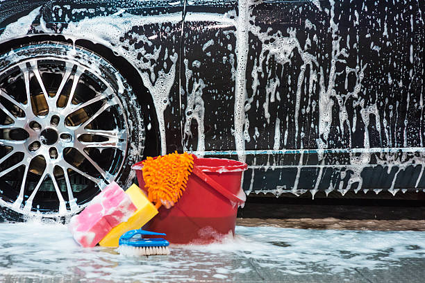 Car wash bucket and supplies