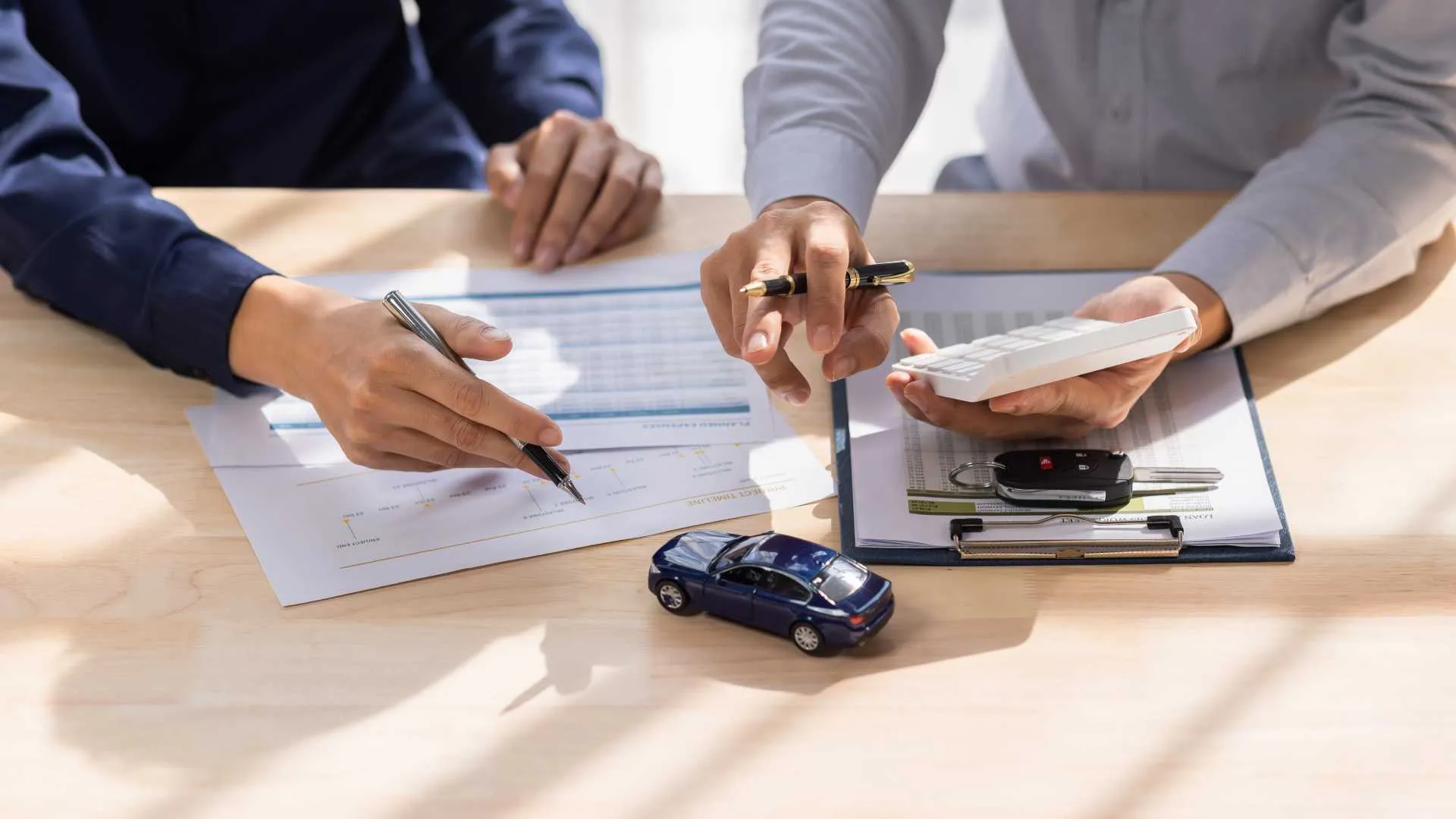 Professional car sales consultation