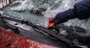 Professional window cleaning and ice removal